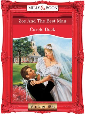 cover image of Zoe and the Best Man